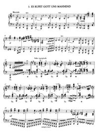 Geharnischite Lieder 3. Es rufet Gott uns Mahnend - Franz Liszt